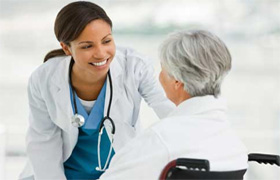 image of nurse with patient at Unimedico Office